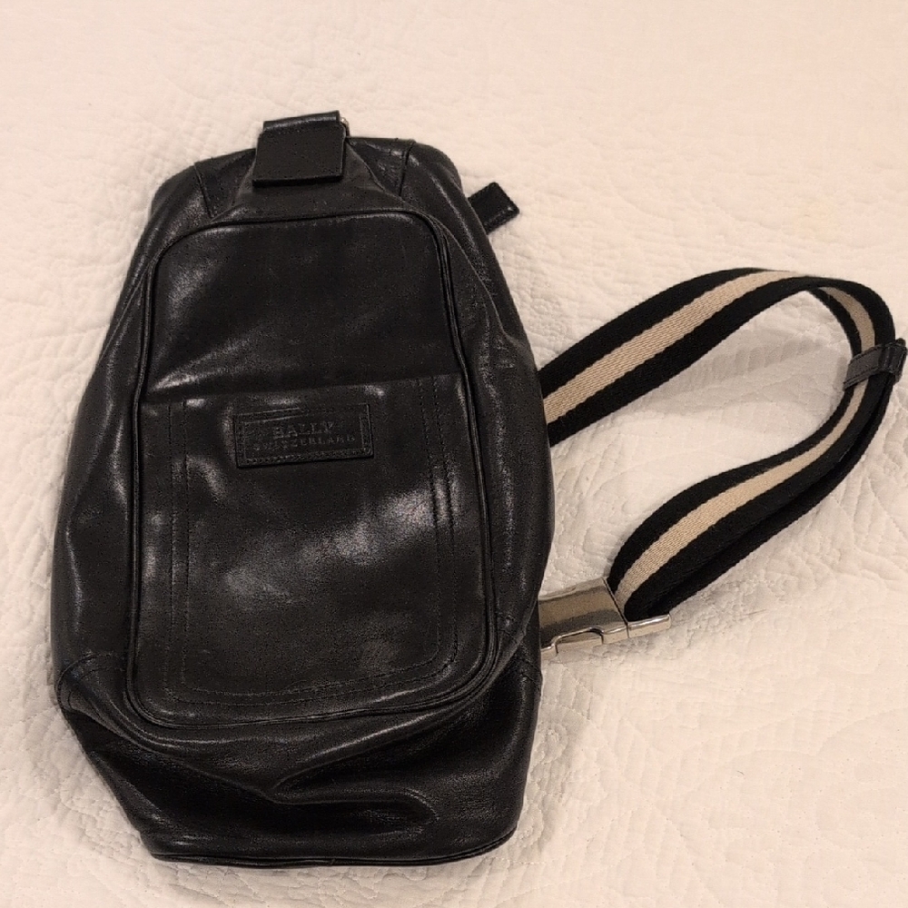 Bally Black Leather Men's Bag